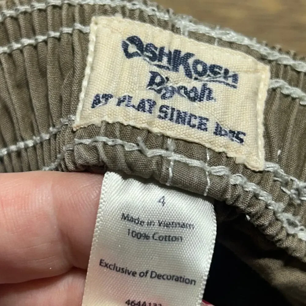 Oshkosh B'gosh boys cargo shorts size 4